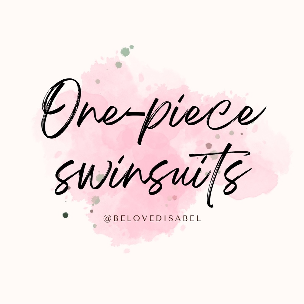 One-piece swimsuits below..